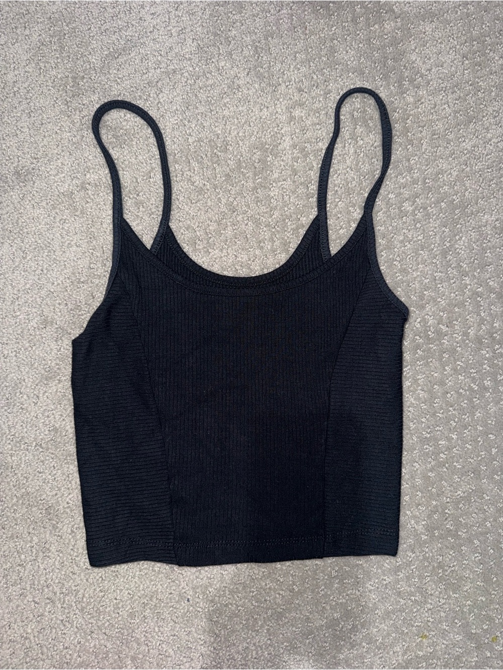 Urban Outfitters Black Ribbed Tank Camisole